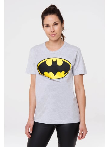 Logoshirt T-Shirt Batman - Logo in grau-meliert