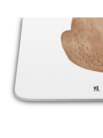 Mr. & Mrs. Panda Untersetzer für Gläser Bär Schulterblick ohne S... in Weiß