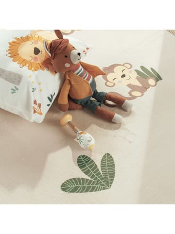KADIMA DESIGN Kinderteppich waschmaschinenwaschbar Tiere Kinderzimmer in Mehrfarbig