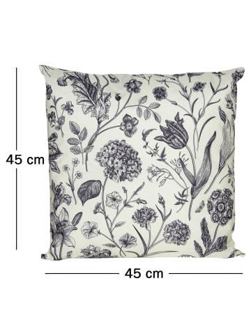 JACK Outdoor Dekokissen Motiv 45x45cm inkl. Füllung Vintage Flowers
