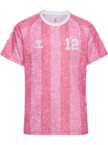 Hummel T-Shirt Hmlshimmer Multisport Kinder in CHATEAU ROSE/BRIGHT WHITE
