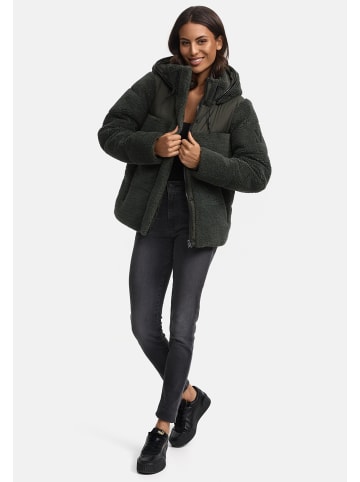Marikoo Kapuzenplüschjacke Kaguraa 16 in Olive