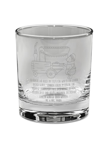 Mr. & Mrs. Panda Whiskeyglas Igel Maronen mit Spruch in Transparent