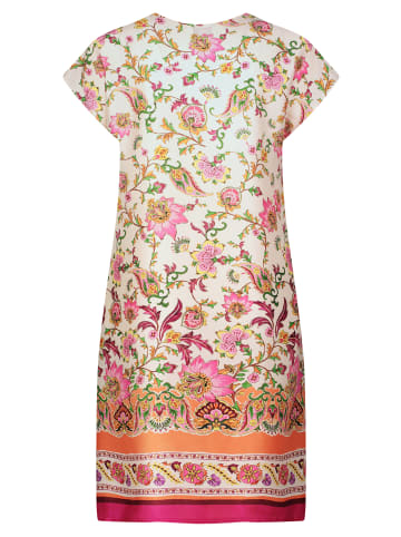 Vera Mont Sommerkleid mit überschnittenen Ärmeln in Pink/Orange