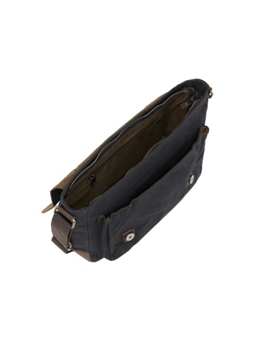 DreiMaster Men Messenger Bag in Black