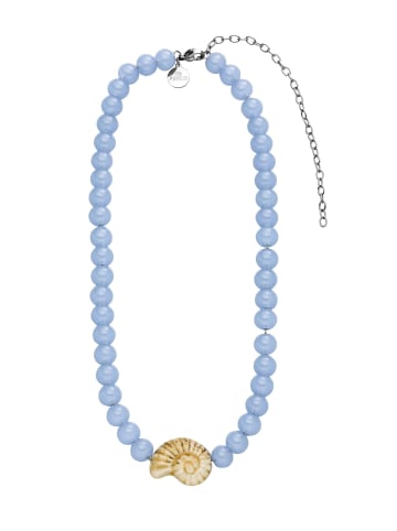 PURELEI Kette Blue Lagoon Silber