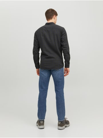 Jack & Jones Hemd Slim Fit JJEGINGHAM in Grün-2