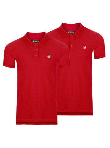 riverso  Poloshirt RIVJohn 2er Pack in Rot