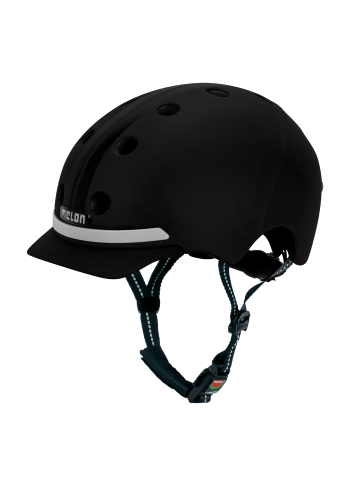 Melon® Melon Fahrradhelm mit Beleuchtung E-Series »Black Ice« in schwarz