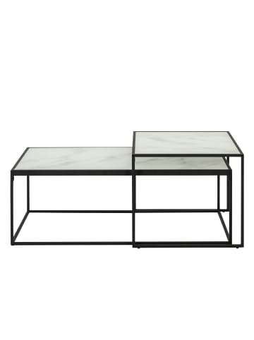 ebuy24 Satztische Bora Glas Weiß 100 x 50 cm