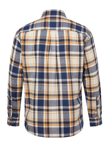 Men Plus Hemd in navy blau