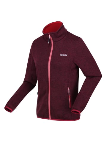 Regatta Newhill Midlayer Strickfleecejacke in Burgunder