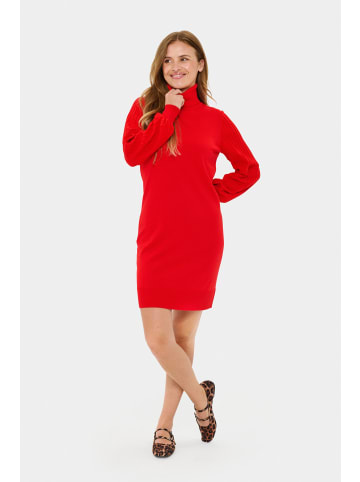 SAINT TROPEZ Kleid MarcySZ Gerade Passform in Chinese Red