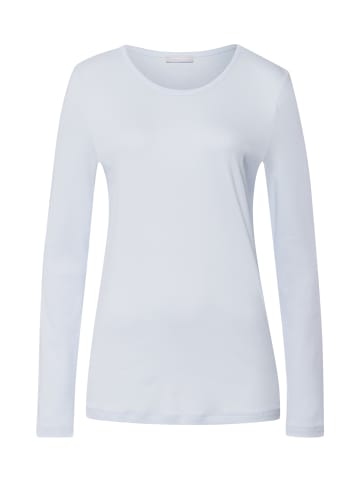 Hanro Pyjamaoberteil Loungy Nights in powder blue