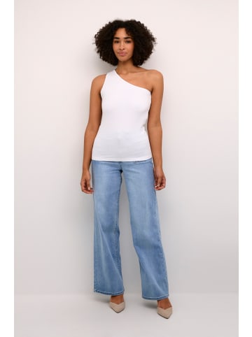 Kaffe Jerseytop KApia in Optical White