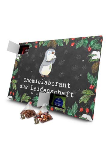 Mr. & Mrs. Panda Advents-Teekalender Chemielaborant Leidenschaft... in Kreidetafel