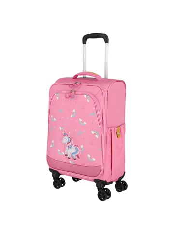 travelite Minimover - 4-Rollen-Kindertrolley 55 cm (Einhorn) in Einhorn