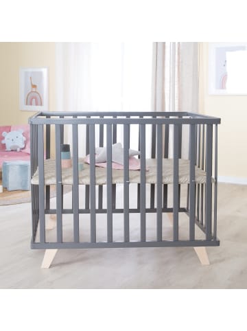 roba Laufgitter 75x100 cm höhenverstellbar inkl. gestepptem Einsatz