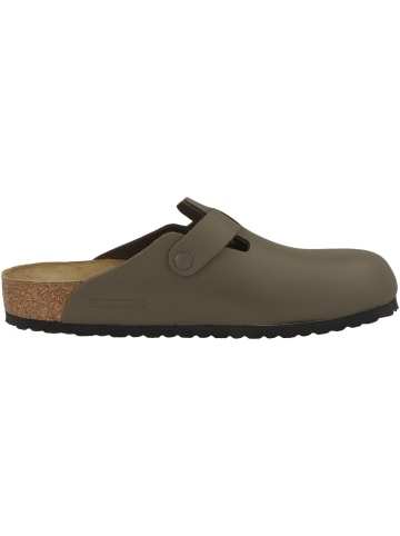 Birkenstock Clogs Boston Naturleder normal in grau