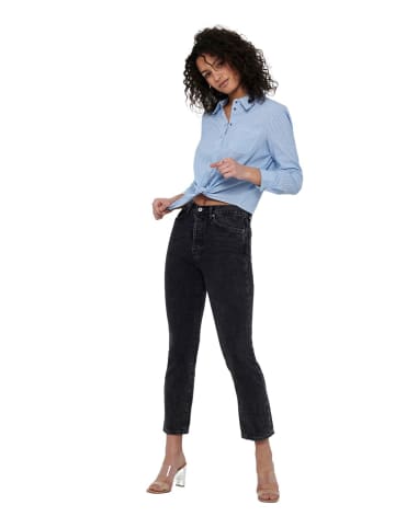 ONLY Bluse ONLLECEY LS KNOT in Mehrfarbig