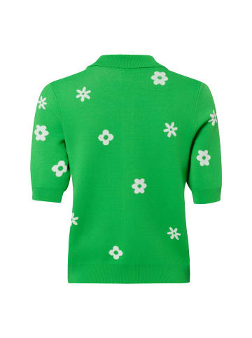 NÜMPH Strickpullover NUMargitta in grün weiß - 0001