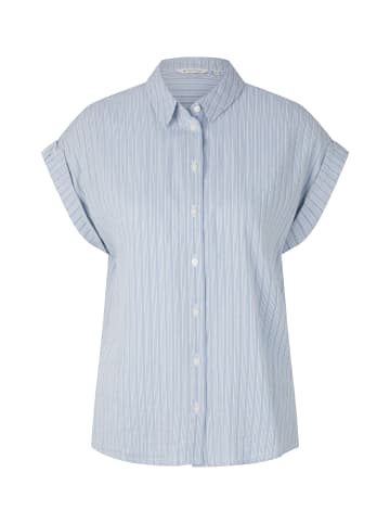 Tom Tailor Tom Tailor Bluse hemdartiges Shirt in blau