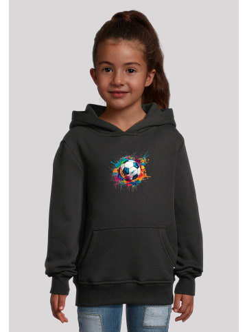 F4NT4STIC Hoodie Fußball Bunt Splash in schwarz
