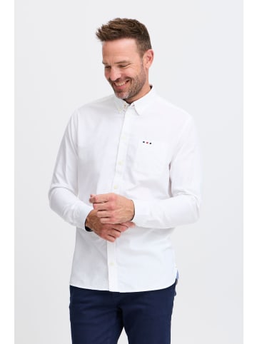 FQ1924 Businesshemd FQSTEVEN oxford LS shirt in Weiß