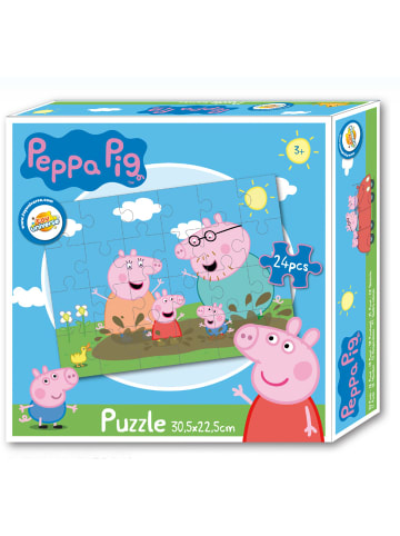 Peppa Pig 24tlg. Kinderpuzzle  Peppa Pig in Bunt