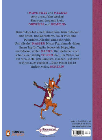 Penguin Junior Der fantastische Mr. Fox | Neu übersetzt von Andreas Steinhöfel. Die...