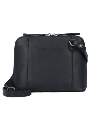 The Chesterfield Brand Wax Pull Up Umhängetasche Leder 20.5 cm in schwarz