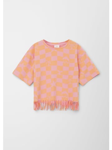 s.Oliver T-Shirt kurzarm in Orange-pink