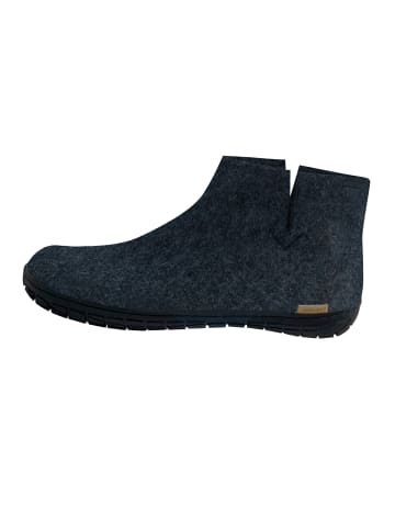 glerups Boots Naturkautschuksohle Schwarz in Denim