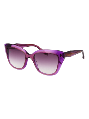 Ana Hickmann Frauen Sonnenbrille Katzenauge Lila