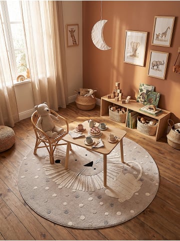 KADIMA DESIGN Teppich Kinderzimmer Kinder-Motiv Kinderzimmer pflegeleicht Spielzimmer in Beige