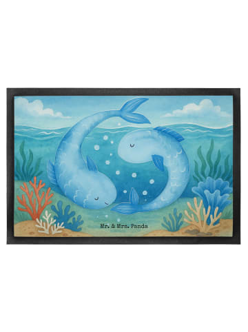 Mr. & Mrs. Panda Abstreifer Sternzeichen Fische Design ohne Spruch in Weiß