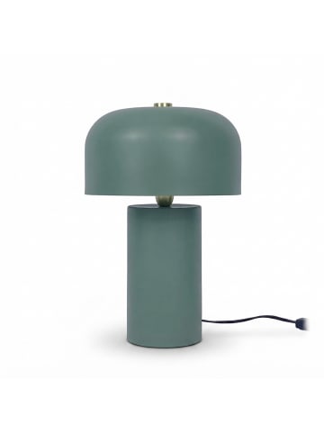 relaxdays Tischlampe "Pilz" in Grün - (H)40 x Ø25 cm