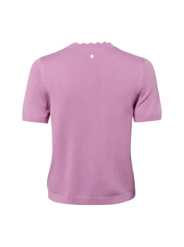 Zero Strickshirt in aubergine - 0003