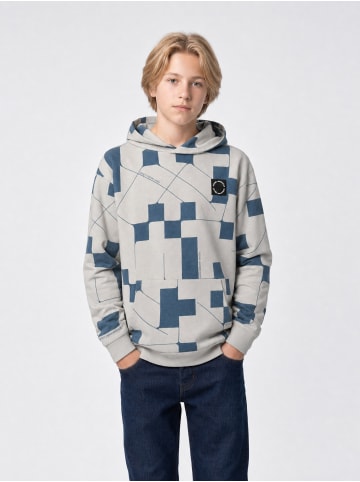 Petrol Industries Hoodie mit geometrischem Print in Schwarz