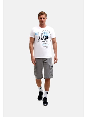 CAMP DAVID T-Shirt 'Oceanfront' in weiß