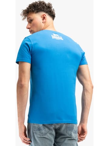Lonsdale T-Shirt "Logo T-Shirt normale Passform" in Blau