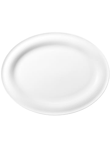 Seltmann Weiden Servierplatte Beat in Weiß 31,1 x 23,9 cm in weiß