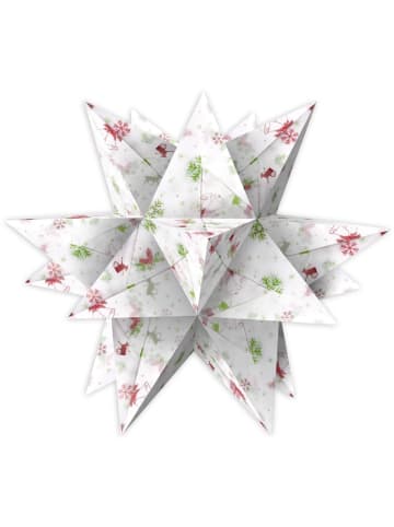 Buntpapierfabrik Ludwig Bähr Faltblätter Aurelio Stern Classic Christmas 115g/qm 14,8x14,8cm r...