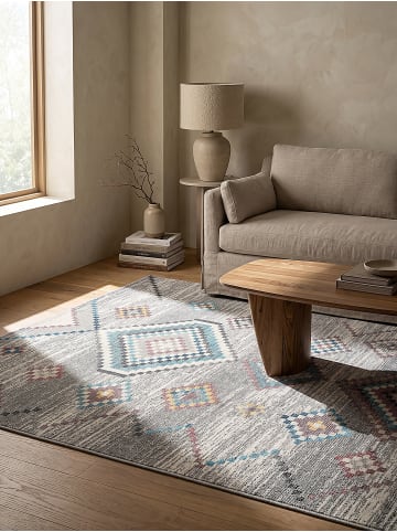 KADIMA DESIGN Teppich Outdoor Berber pflegeleicht Balkon Terrasse Outdoor Garten in Creme