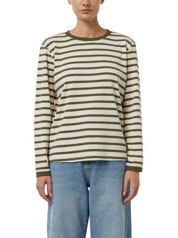 comma Shirt in beige oliv - 0001