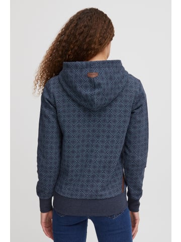 Oxmo Kapuzensweatjacke in blau