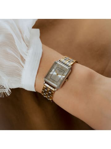 Parte Di Me Quartzuhr Orologio "remictangular ladies" in Gold/Silber