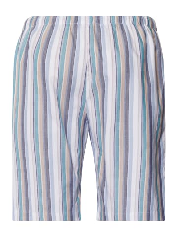 Hanro Pyjamashorts Night & Day in atlantic stripe