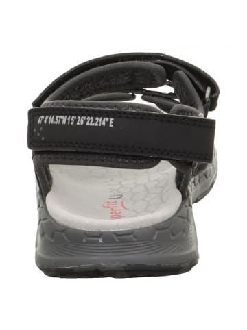 superfit Sandale Criss cross in Schwarz