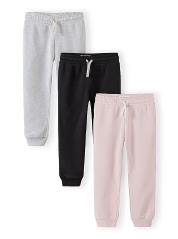 Minoti 3-er Pack Jogger Pants 30FLEECE151 in hellpink